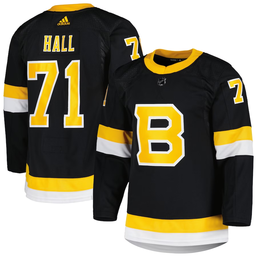 Men's Boston Bruins Taylor Hall #71 Black Jersey